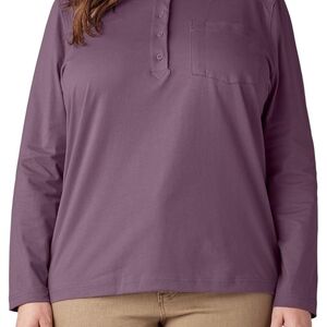 Women's Purple Long Sleeve Top